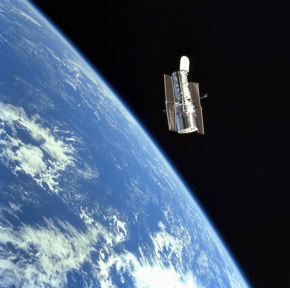 Satellite in space